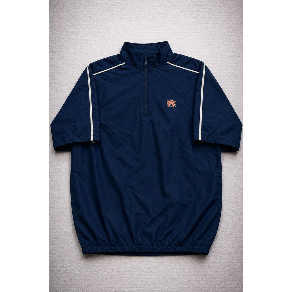 Auburn Tigers Windbreaker Pullover 2XL NCAA 1/4 Zip Jacket